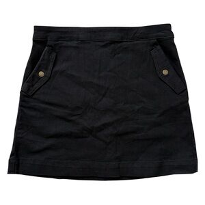 Copper Key Black Mini Skirt